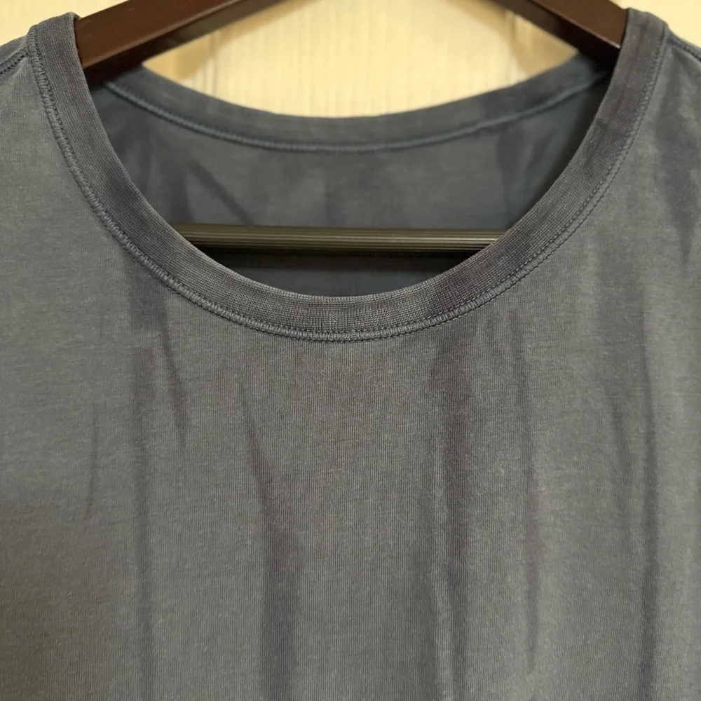 Lululemon Men’s Classic Tee | Blue Slate | Size L (Measured) - Picture 6 of 6